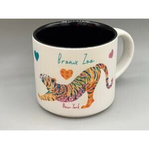 The Bronx Zoo New York City NYC Whimsical Souvenir Rainbow Tiger Mug
